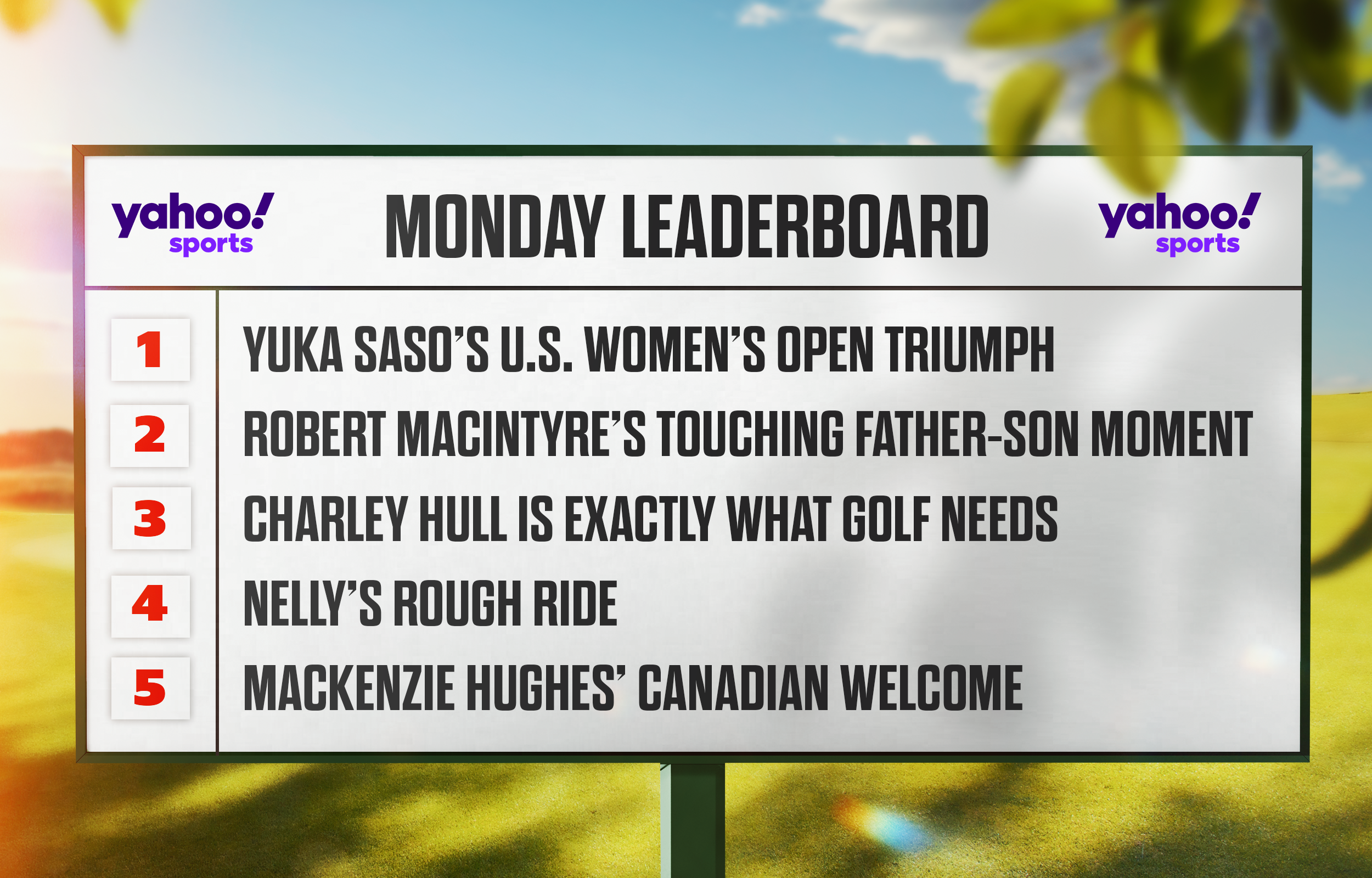 Monday Leaderboard: The golfer the game needs right now