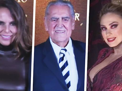 Kate del Castillo celebró los 90 años de su papá con famosos como Aracely Arámbula y Eduardo Yáñez