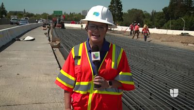 Trabajadores de Caltrans lidian con una quinta ola de calor en el norte de California