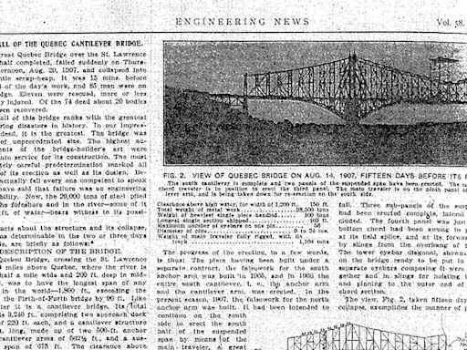 ENR’s Coverage of the 1907 Collapse of the Quebec Bridge