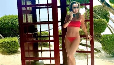 Amanda Holden looks ageless in tiny bikini as she issues plea to fans