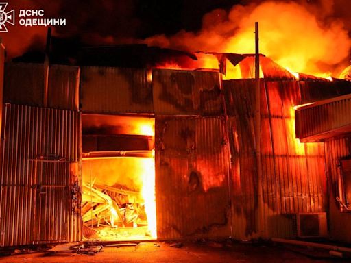 Ukraine-Russia war latest: US accuses Putin of using chemical weapons as missile causes large fire in Odesa