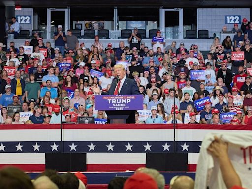 Trump tells thousands at Michigan rally he 'took a bullet for democracy'