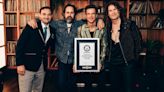 The Killers presented with two Guinness World Records titles for Mr Brightside