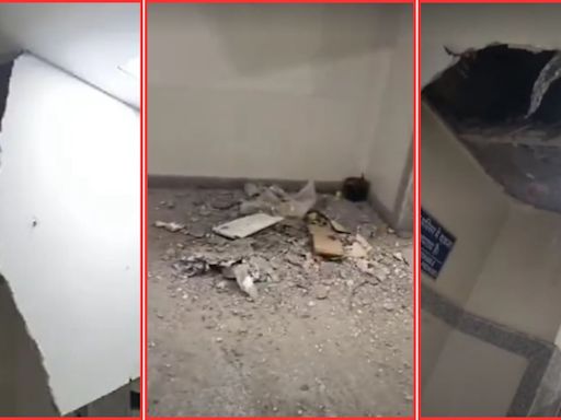 Bhopal: False Ceiling Caves In At Hamidia Hospital’s Emergency Ward Within 1 Year Of Inauguration; Narrow Escape For Doc