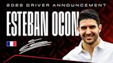 Esteban Ocon to drive for Haas F1 team from 2025