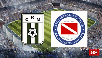 Racing de Montevideo vs Argentinos Juniors: estadísticas previas y datos en directo | Copa Sudamericana 2024
