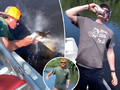 Boater uses live alligator’s jaws to open beer can: ‘The most Florida thing I’ve seen all day’