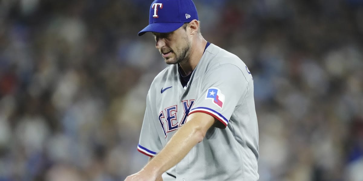 Rangers’ Max Scherzer scratched from 2nd scheduled rehab start because of sore thumb