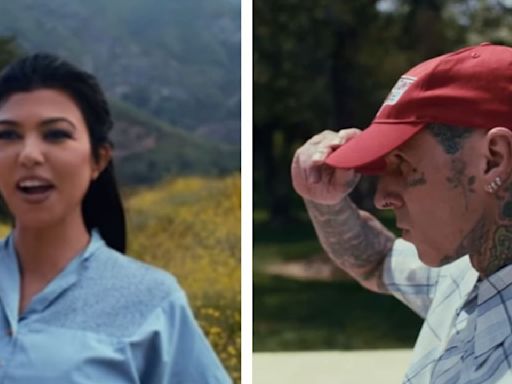 Kourtney Kardashian And Travis Barker Recreate Forrest Gump Scene In Latest Post; Watch