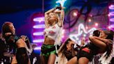 Rita Ora looks sensational in tiny green hotpants at Bucharest gig