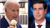 For Some Reason, Jesse Watters Has Problems With Joe Biden Eating Ice Cream