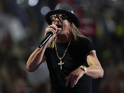 Kid Rock brings RNC crowd to its feet with his hit 'American Bad Ass'