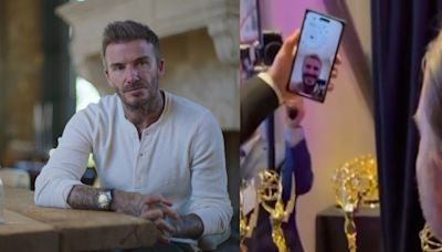 Documentário de David Beckham vence Emmy e astro 'recebe' prêmio por chamada de vídeo: 'Queria estar aí'