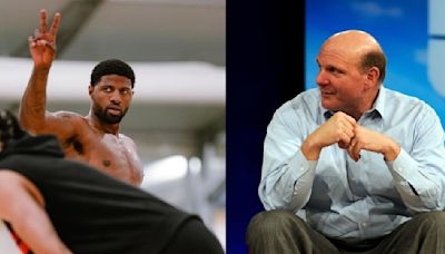 Steve Ballmer Reveals He 'Hated' Losing Paul George After He Signed With 76ers in Free Agency