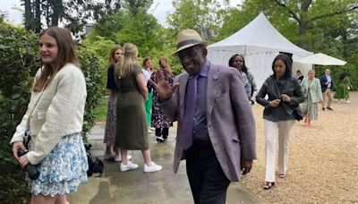 Preparing for the annual Garden Brunch at the White House Correspondents’ event