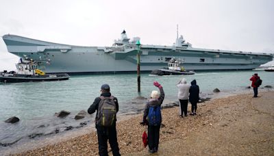 HMS Queen Elizabeth to return to base after repairs in Scotland