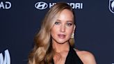 Jennifer Lawrence Does Her Version Of The Angelina Jolie Leg Slit