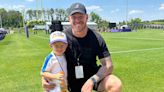 Kyle Rudolph Takes 4-Year-Old Son Henry Along for an Adorable Visit with the Minnesota Vikings