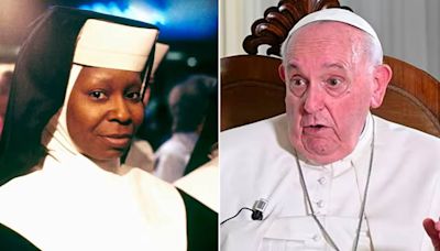 Whoopi Goldberg le ofreció al Papa Francisco un papel en ‘Cambio de Hábito 3′