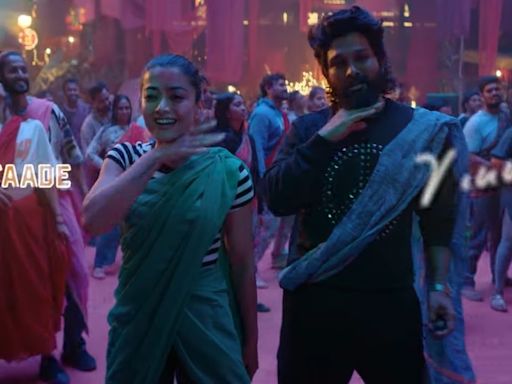 'Sooseki' out. Allu Arjun-Rashmika's chemistry in 'Pushpa 2' song is wholesome