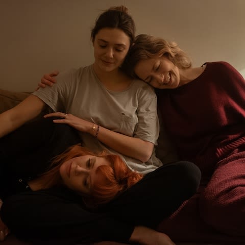 His Three Daughters trailer forces Natasha Lyonne, Carrie Coon, and Elizabeth Olsen to share their grief