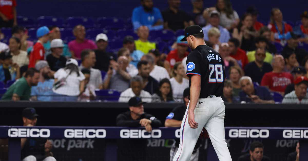 WATCH: Marlins Starter Takes Out Frustration on Dugout