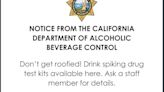 New law: California bars, nightclubs must provide date rape drug testing kits