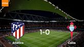 Atlético de Madrid vence por la mínima a Celta 1-0
