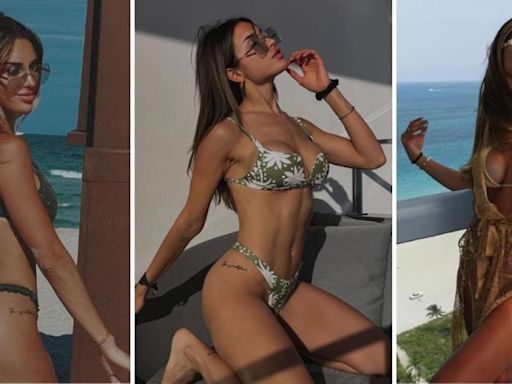 Los mejores posados de Agustina Gandolfo, mujer de Lautaro Martínez, en bikini