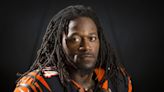 Former Bengal Adam 'Pacman' Jones reacts after arrest at CVG