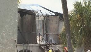 Firefighters battle apartment fire in Orange County