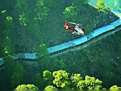 Jammu-Vaishno Devi copter service begins | Jammu News - Times of India