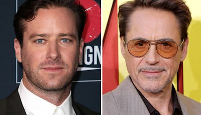 Armie Hammer Denies Robert Downey Jr. Paid for His Rehab, but Says Actor Gave Him Advice: ‘Sit Down, Shut Up and Everything Is...