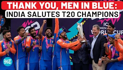 Rohit's Men In Blue Script History: Nation Celebrates As India Become ICC T20 Cricket Champions