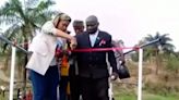 DRC officials fall over as bridge collapses during ribbon-cutting ceremony