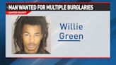 Man wanted for March and April burglaries