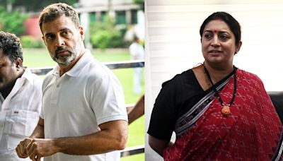 ‘Insulting people is a sign of weakness’: Rahul Gandhi defends Smriti Irani, asks people to stop being nasty