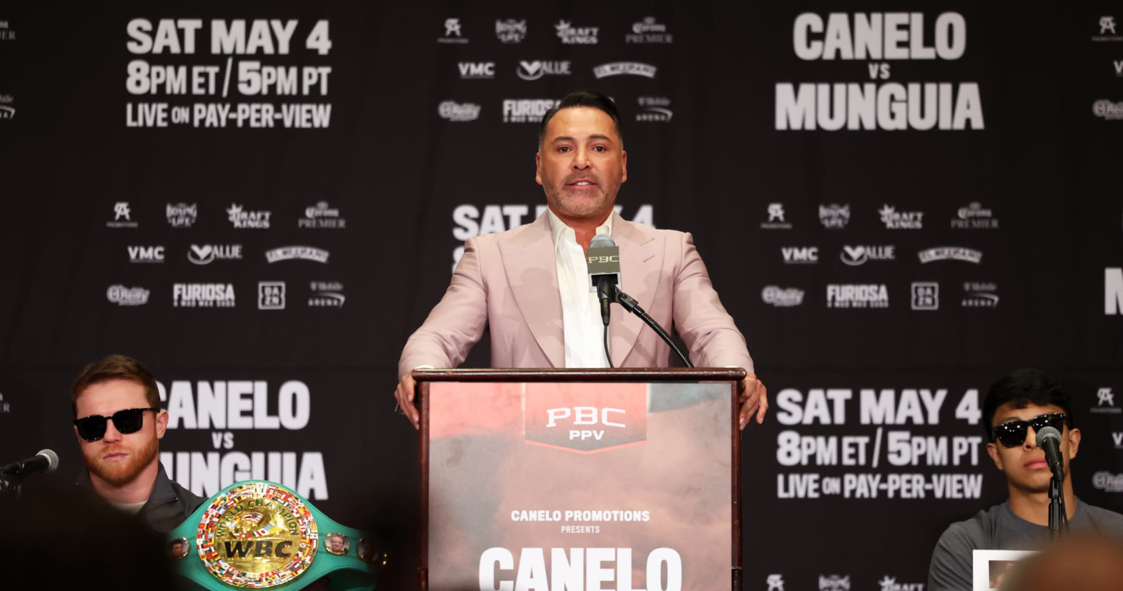 Oscar De La Hoya Sends Canelo Álvarez Cease-and-Desist over 'Defamatory Allegations'