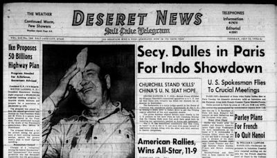 Deseret News archives: Eisenhower proposed interstate highway program