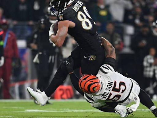 PFF names Mark Andrews as the Ravens' bounce-back candidate for 2024