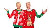 Celebrity duos don Christmas jumpers in aid of Save the Children