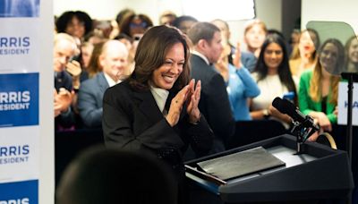 Harris walks out to Beyoncé’s 'Freedom' in her 1st appearance as a presidential candidate