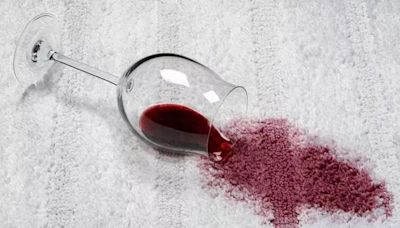 Savvy cleaners work out how to effectively remove stubborn red wine stains from fabrics