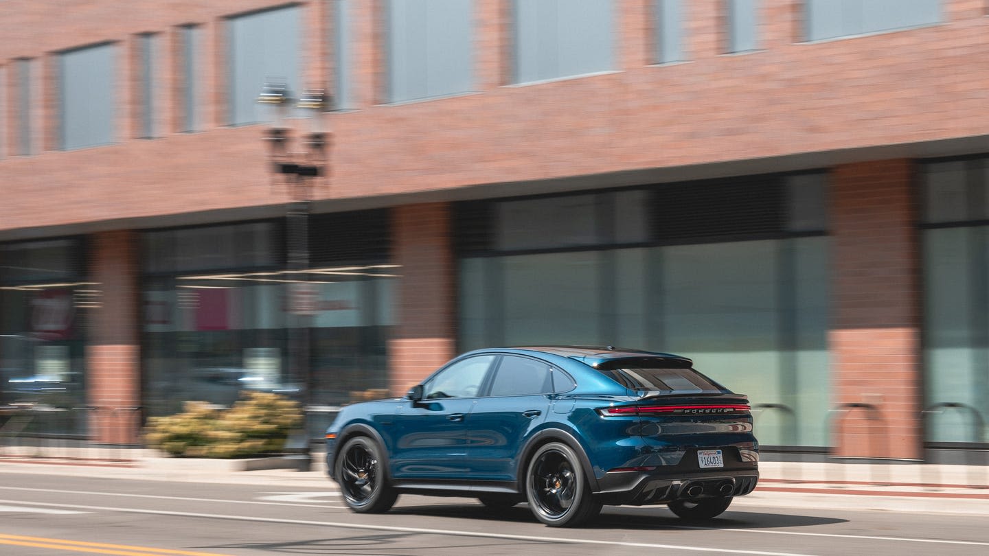 Tested: 2024 Porsche Cayenne Turbo E-Hybrid Coupe Rolls In Like Thunder