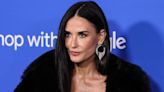 Demi Moore, 60, Sizzles Wearing Sleeveless Ribbed Top and Skirt Set in Milan