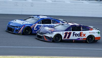 Kyle Larson vs. Denny Hamlin is no NASCAR rivalry, yet. Also, should running out of fuel be penalized?