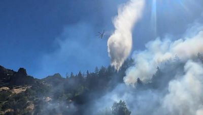 Wind-driven Toll Fire burns in Napa County north of Calistoga; evacuations ordered