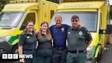 Eastbourne: Fire officer thanks paramedics who saved his life