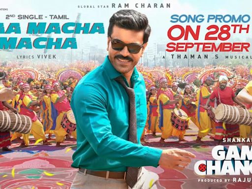 Raa Macha Macha Song From Ram Charan’s Film Game Changer To Feature 1000 Folk Dancers